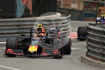 World © Octane Photographic Ltd. Formula 1 – Monaco GP. Practice 1. Aston Martin Red Bull Racing RB15 – Pierre Gasly. Monte-Carlo, Monaco. Thursday 23rd May 2019.