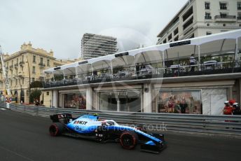 World © Octane Photographic Ltd. Formula 1 – Monaco GP. Practice 1. ROKiT Williams Racing FW42 – Robert Kubica. Monte-Carlo, Monaco. Thursday 23rd May 2019.