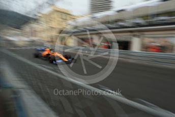 World © Octane Photographic Ltd. Formula 1 – Monaco GP. Practice 1. McLaren MCL34 – Lando Norris. Monte-Carlo, Monaco. Thursday 23rd May 2019.