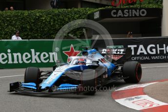 World © Octane Photographic Ltd. Formula 1 – Monaco GP. Practice 1. ROKiT Williams Racing FW 42 – George Russell. Monte-Carlo, Monaco. Thursday 23rd May 2019.