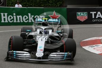 World © Octane Photographic Ltd. Formula 1 – Monaco GP. Practice 1. Mercedes AMG Petronas Motorsport AMG F1 W10 EQ Power+ - Valtteri Bottas. Monte-Carlo, Monaco. Thursday 23rd May 2019.