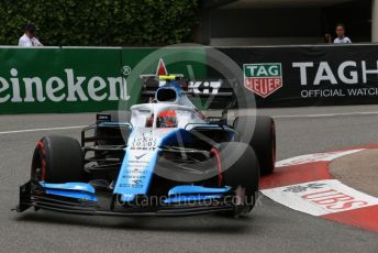 World © Octane Photographic Ltd. Formula 1 – Monaco GP. Practice 1. ROKiT Williams Racing FW42 – Robert Kubica. Monte-Carlo, Monaco. Thursday 23rd May 2019.