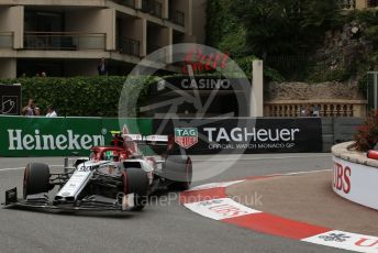 World © Octane Photographic Ltd. Formula 1 – Monaco GP. Practice 1. Alfa Romeo Racing C38 – Antonio Giovinazzi. Monte-Carlo, Monaco. Thursday 23rd May 2019.