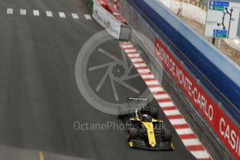 World © Octane Photographic Ltd. Formula 1 – Monaco GP. Practice 1. Renault Sport F1 Team RS19 – Daniel Ricciardo. Monte-Carlo, Monaco. Thursday 23rd May 2019.