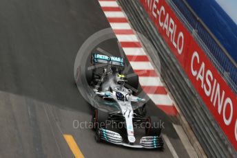 World © Octane Photographic Ltd. Formula 1 – Monaco GP. Practice 1. Mercedes AMG Petronas Motorsport AMG F1 W10 EQ Power+ - Valtteri Bottas. Monte-Carlo, Monaco. Thursday 23rd May 2019.