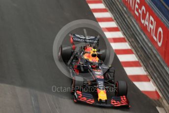 World © Octane Photographic Ltd. Formula 1 – Monaco GP. Practice 1. Aston Martin Red Bull Racing RB15 – Pierre Gasly. Monte-Carlo, Monaco. Thursday 23rd May 2019.