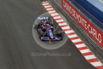 World © Octane Photographic Ltd. Formula 1 – Monaco GP. Practice 1. Scuderia Toro Rosso STR14 – Daniil Kvyat. Monte-Carlo, Monaco. Thursday 23rd May 2019.