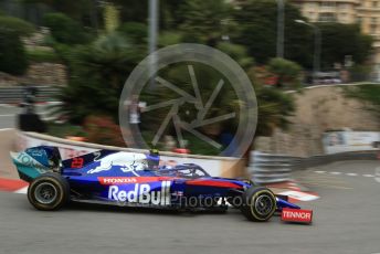 World © Octane Photographic Ltd. Formula 1 – Monaco GP. Practice 1. Scuderia Toro Rosso STR14 – Alexander Albon. Monte-Carlo, Monaco. Thursday 23rd May 2019.