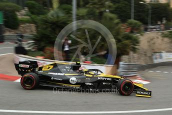 World © Octane Photographic Ltd. Formula 1 – Monaco GP. Practice 1. Renault Sport F1 Team RS19 – Nico Hulkenberg. Monte-Carlo, Monaco. Thursday 23rd May 2019.