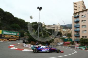World © Octane Photographic Ltd. Formula 1 – Monaco GP. Practice 1. Scuderia Toro Rosso STR14 – Daniil Kvyat. Monte-Carlo, Monaco. Thursday 23rd May 2019.