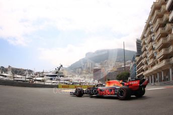 World © Octane Photographic Ltd. Formula 1 – Monaco GP. Practice 2. Aston Martin Red Bull Racing RB15 – Pierre Gasly. Monte-Carlo, Monaco. Thursday 23rd May 2019.