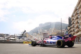 World © Octane Photographic Ltd. Formula 1 – Monaco GP. Practice 2. SportPesa Racing Point RP19 - Sergio Perez. Monte-Carlo, Monaco. Thursday 23rd May 2019.