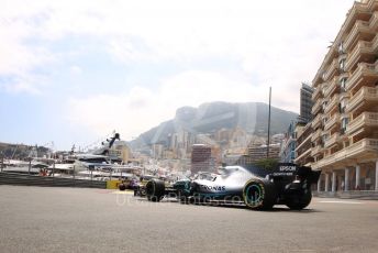 World © Octane Photographic Ltd. Formula 1 – Monaco GP. Practice 2. Mercedes AMG Petronas Motorsport AMG F1 W10 EQ Power+ - Lewis Hamilton. Monte-Carlo, Monaco. Thursday 23rd May 2019.