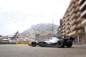 World © Octane Photographic Ltd. Formula 1 – Monaco GP. Practice 2. Mercedes AMG Petronas Motorsport AMG F1 W10 EQ Power+ - Valtteri Bottas. Monte-Carlo, Monaco. Thursday 23rd May 2019.