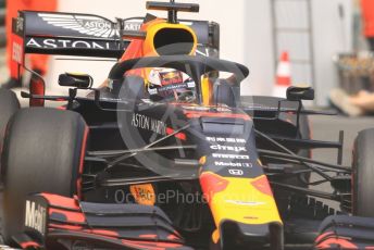 World © Octane Photographic Ltd. Formula 1 – Monaco GP. Practice 2. Aston Martin Red Bull Racing RB15 – Max Verstappen. Monte-Carlo, Monaco. Thursday 23rd May 2019.