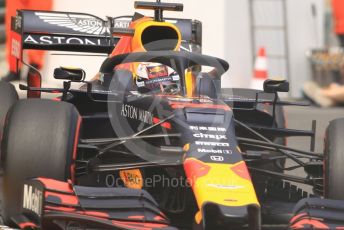 World © Octane Photographic Ltd. Formula 1 – Monaco GP. Practice 2. Aston Martin Red Bull Racing RB15 – Max Verstappen. Monte-Carlo, Monaco. Thursday 23rd May 2019.