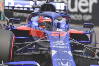 World © Octane Photographic Ltd. Formula 1 – Monaco GP. Practice 2. Scuderia Toro Rosso STR14 – Daniil Kvyat. Monte-Carlo, Monaco. Thursday 23rd May 2019.