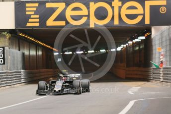 World © Octane Photographic Ltd. Formula 1 – Monaco GP. Practice 2. Rich Energy Haas F1 Team VF19 – Kevin Magnussen. Monte-Carlo, Monaco. Thursday 23rd May 2019.