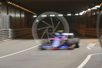 World © Octane Photographic Ltd. Formula 1 – Monaco GP. Practice 2. Scuderia Toro Rosso STR14 – Alexander Albon. Monte-Carlo, Monaco. Thursday 23rd May 2019.