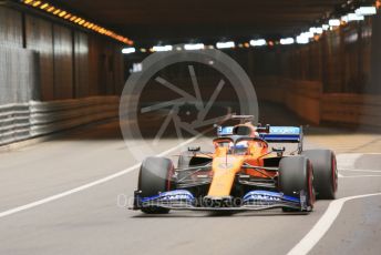 World © Octane Photographic Ltd. Formula 1 – Monaco GP. Practice 2. McLaren MCL34 – Carlos Sainz. Monte-Carlo, Monaco. Thursday 23rd May 2019.