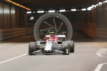 World © Octane Photographic Ltd. Formula 1 – Monaco GP. Practice 2. Alfa Romeo Racing C38 – Antonio Giovinazzi. Monte-Carlo, Monaco. Thursday 23rd May 2019.