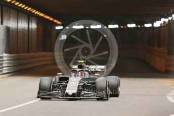 World © Octane Photographic Ltd. Formula 1 – Monaco GP. Practice 2. Rich Energy Haas F1 Team VF19 – Kevin Magnussen. Monte-Carlo, Monaco. Thursday 23rd May 2019.