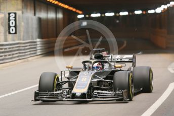 World © Octane Photographic Ltd. Formula 1 – Monaco GP. Practice 2. Rich Energy Haas F1 Team VF19 – Romain Grosjean. Monte-Carlo, Monaco. Thursday 23rd May 2019.