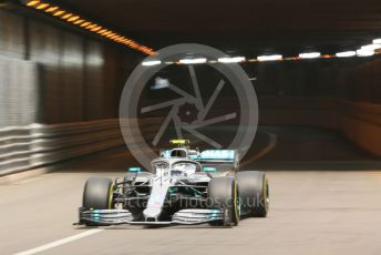 World © Octane Photographic Ltd. Formula 1 – Monaco GP. Practice 2. Mercedes AMG Petronas Motorsport AMG F1 W10 EQ Power+ - Valtteri Bottas. Monte-Carlo, Monaco. Thursday 23rd May 2019.