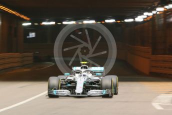 World © Octane Photographic Ltd. Formula 1 – Monaco GP. Practice 2. Mercedes AMG Petronas Motorsport AMG F1 W10 EQ Power+ - Valtteri Bottas. Monte-Carlo, Monaco. Thursday 23rd May 2019.