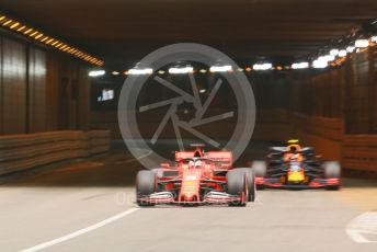 World © Octane Photographic Ltd. Formula 1 – Monaco GP. Practice 2. Scuderia Ferrari SF90 – Sebastian Vettel. Monte-Carlo, Monaco. Thursday 23rd May 2019.