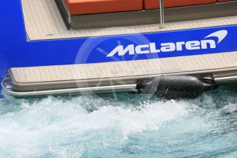 World © Octane Photographic Ltd. Formula 1 – Monaco GP. Practice 2. McLaren boat. Monte-Carlo, Monaco. Thursday 23rd May 2019.