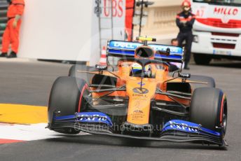 World © Octane Photographic Ltd. Formula 1 – Monaco GP. Practice 2. McLaren MCL34 – Lando Norris. Monte-Carlo, Monaco. Thursday 23rd May 2019.