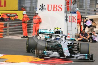 World © Octane Photographic Ltd. Formula 1 – Monaco GP. Practice 2. Mercedes AMG Petronas Motorsport AMG F1 W10 EQ Power+ - Valtteri Bottas. Monte-Carlo, Monaco. Thursday 23rd May 2019.