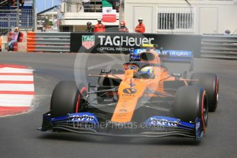 World © Octane Photographic Ltd. Formula 1 – Monaco GP. Practice 2. McLaren MCL34 – Lando Norris. Monte-Carlo, Monaco. Thursday 23rd May 2019.