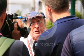 World © Octane Photographic Ltd. Formula 1 – Monaco GP. Practice 2. Sir Jackie Stewart. Monte-Carlo, Monaco. Thursday 23rd May 2019.