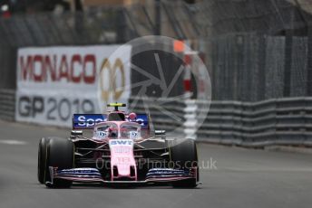 World © Octane Photographic Ltd. Formula 1 – Monaco GP. Practice 2. SportPesa Racing Point RP19 – Lance Stroll. Monte-Carlo, Monaco. Thursday 23rd May 2019.