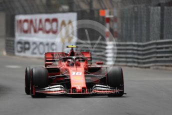 World © Octane Photographic Ltd. Formula 1 – Monaco GP. Practice 2. Scuderia Ferrari SF90 – Charles Leclerc. Monte-Carlo, Monaco. Thursday 23rd May 2019.