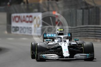 World © Octane Photographic Ltd. Formula 1 – Monaco GP. Practice 2. Mercedes AMG Petronas Motorsport AMG F1 W10 EQ Power+ - Valtteri Bottas. Monte-Carlo, Monaco. Thursday 23rd May 2019.