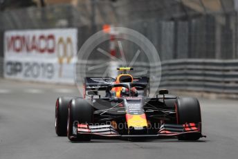 World © Octane Photographic Ltd. Formula 1 – Monaco GP. Practice 2. Aston Martin Red Bull Racing RB15 – Pierre Gasly. Monte-Carlo, Monaco. Thursday 23rd May 2019.