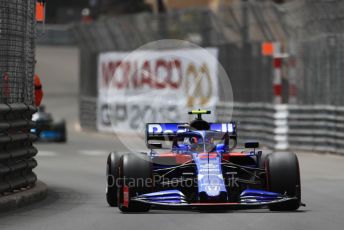 World © Octane Photographic Ltd. Formula 1 – Monaco GP. Practice 2. Scuderia Toro Rosso STR14 – Alexander Albon. Monte-Carlo, Monaco. Thursday 23rd May 2019.