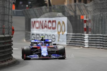 World © Octane Photographic Ltd. Formula 1 – Monaco GP. Practice 2. Scuderia Toro Rosso STR14 – Alexander Albon. Monte-Carlo, Monaco. Thursday 23rd May 2019.