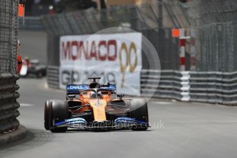 World © Octane Photographic Ltd. Formula 1 – Monaco GP. Practice 2. McLaren MCL34 – Carlos Sainz. Monte-Carlo, Monaco. Thursday 23rd May 2019.