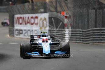 World © Octane Photographic Ltd. Formula 1 – Monaco GP. Practice 2. ROKiT Williams Racing FW42 – Robert Kubica. Monte-Carlo, Monaco. Thursday 23rd May 2019.