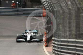 World © Octane Photographic Ltd. Formula 1 – Monaco GP. Practice 2. Mercedes AMG Petronas Motorsport AMG F1 W10 EQ Power+ - Lewis Hamilton. Monte-Carlo, Monaco. Thursday 23rd May 2019.