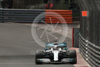 World © Octane Photographic Ltd. Formula 1 – Monaco GP. Practice 2. Mercedes AMG Petronas Motorsport AMG F1 W10 EQ Power+ - Lewis Hamilton. Monte-Carlo, Monaco. Thursday 23rd May 2019.