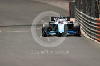 World © Octane Photographic Ltd. Formula 1 – Monaco GP. Practice 2. ROKiT Williams Racing FW 42 – George Russell. Monte-Carlo, Monaco. Thursday 23rd May 2019.