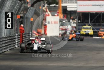 World © Octane Photographic Ltd. Formula 1 – Monaco GP. Practice 2. Alfa Romeo Racing C38 – Antonio Giovinazzi. Monte-Carlo, Monaco. Thursday 23rd May 2019.