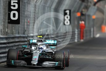 World © Octane Photographic Ltd. Formula 1 – Monaco GP. Practice 2. Mercedes AMG Petronas Motorsport AMG F1 W10 EQ Power+ - Valtteri Bottas. Monte-Carlo, Monaco. Thursday 23rd May 2019.