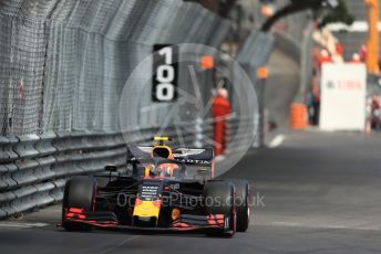 World © Octane Photographic Ltd. Formula 1 – Monaco GP. Practice 2. Aston Martin Red Bull Racing RB15 – Pierre Gasly. Monte-Carlo, Monaco. Thursday 23rd May 2019.