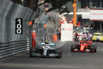 World © Octane Photographic Ltd. Formula 1 – Monaco GP. Practice 2. Mercedes AMG Petronas Motorsport AMG F1 W10 EQ Power+ - Valtteri Bottas. Monte-Carlo, Monaco. Thursday 23rd May 2019.